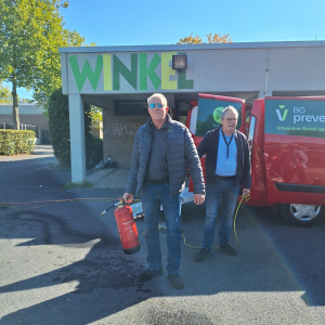 Brandschutz und Feuer löschen